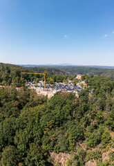 Luftbilder Hexentanzplatz Bergwelt Harz Thale