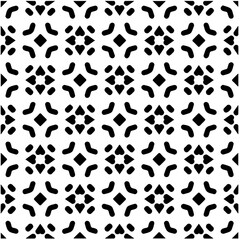 Design seamless monochrome geometric pattern. Abstract background. Vector art.Perfect for site backdrop, wrapping paper, wallpaper, textile and surface design. 