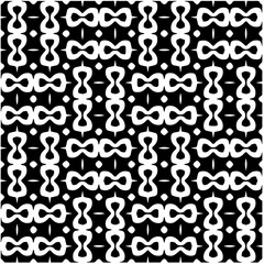 Design seamless monochrome geometric pattern. Abstract background. Vector art.Perfect for site backdrop, wrapping paper, wallpaper, textile and surface design. 