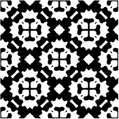 Design seamless monochrome geometric pattern. Abstract background. Vector art.Perfect for site backdrop, wrapping paper, wallpaper, textile and surface design. 