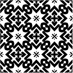Design seamless monochrome geometric pattern. Abstract background. Vector art.Perfect for site backdrop, wrapping paper, wallpaper, textile and surface design. 