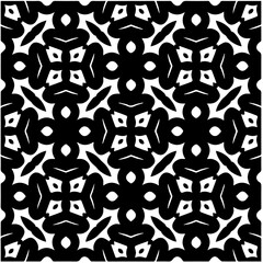 Design seamless monochrome geometric pattern. Abstract background. Vector art.Perfect for site backdrop, wrapping paper, wallpaper, textile and surface design. 
