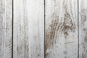 Fototapeta premium White washed painted vintage style rustic boards background