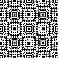 Design seamless monochrome geometric pattern. Abstract background. Vector art.Perfect for site backdrop, wrapping paper, wallpaper, textile and surface design. 