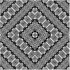 Design seamless monochrome geometric pattern. Abstract background. Vector art.Perfect for site backdrop, wrapping paper, wallpaper, textile and surface design. 