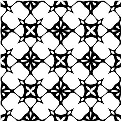 Naklejka premium Design seamless monochrome geometric pattern. Abstract background. Vector art.Perfect for site backdrop, wrapping paper, wallpaper, textile and surface design. 