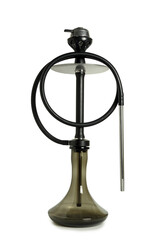 single hookah isolated on white