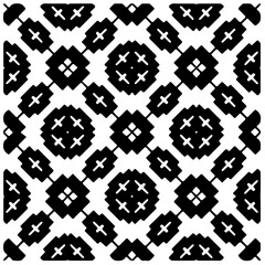 Design seamless monochrome geometric pattern. Abstract background. Vector art.Perfect for site backdrop, wrapping paper, wallpaper, textile and surface design. 