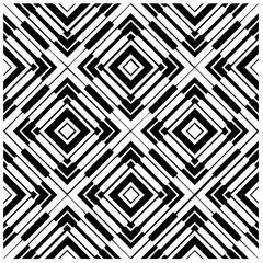 Design seamless monochrome geometric pattern. Abstract background. Vector art.Perfect for site backdrop, wrapping paper, wallpaper, textile and surface design. 