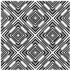 Design seamless monochrome geometric pattern. Abstract background. Vector art.Perfect for site backdrop, wrapping paper, wallpaper, textile and surface design. 