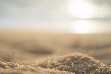 Blurr sand texture on sea background