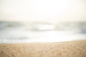 Fototapeta na wymiar Sand texture background with sea