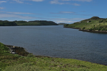 Fototapeta na wymiar Loch Inchard, Achriesgill, Sutherland, Scotland
