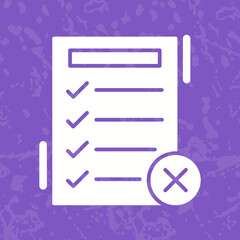 Fake List Icon