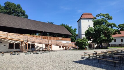 Naklejka premium Silesian Ostrava Castle in Czech Republic