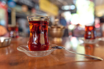 Traditional tea in Turkey