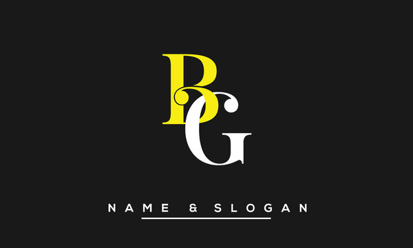 GB,  BG,  G,  B   Abstract  Letters  Logo  Monogram