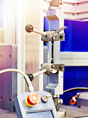 Testing tensile machine