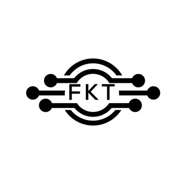 FKT letter logo. FKT best white background vector image. FKT Monogram logo design for entrepreneur and business.	
