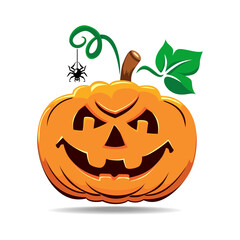 halloween pumpkin orange icon