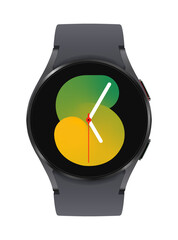Galaxy watch5 graphite color smart watch .