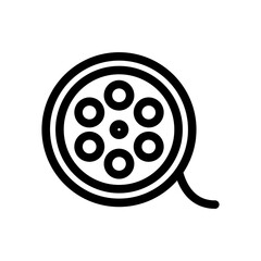 cinema, film strip icon vector illustration logo template for many purpose. Isolated on white background.