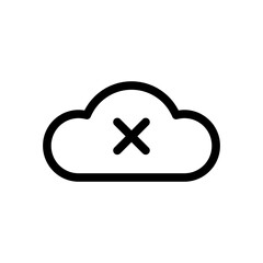 offline icon vector logo