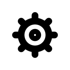 gear icon vector illustration logo template for many purpose. Isolated on white background.