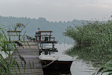 Poranek nad jeziorem © Andrzej