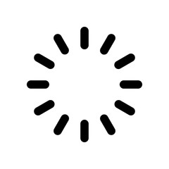 Futuristic progress loading bar on white background. Stock vector