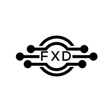 FXD letter logo. FXD best white background vector image. FXD Monogram logo design for entrepreneur and business.	
