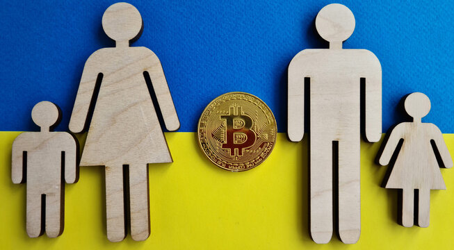 Legalization of bitcoin cryptocurrency in Ukraine volunteering and donations.