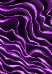 Abstract cozy composition with violet waves