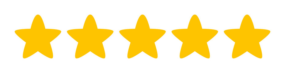 stars rating review product icon for web