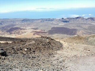 volcanic landscape in Tenerife