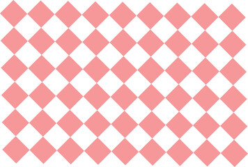 Fototapeta premium Beautiful patterned background for decorative plaid, argyle fabric, pink.