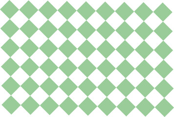 Beautiful patterned background for decorative plaid, argyle fabric, green.