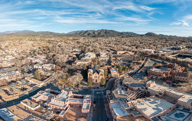 Obraz premium Downtown Santa Fe