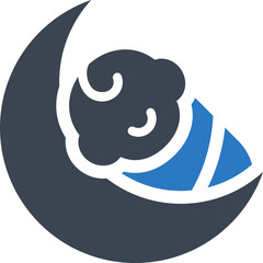 Baby dream icon
