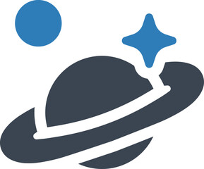 Fototapeta premium Astronomy science icon