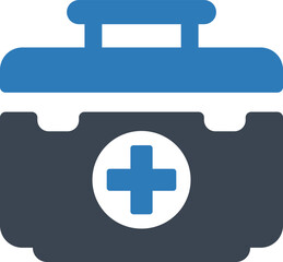 Medical case icon