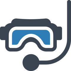 Underwater scuba icon