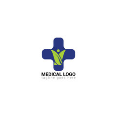 Medical pharmacy logo design template.- vector illustrator