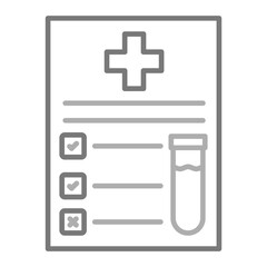 Test Greyscale Line Icon