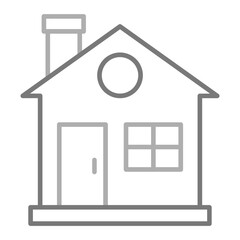 Home Greyscale Line Icon