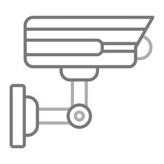 Cctv Camera Greyscale Line Icon