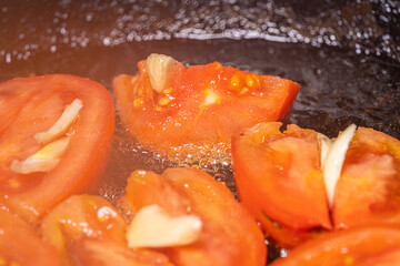 various traditional Tunisian dish with various ingredients of the country