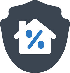 Home loan interest rate icon