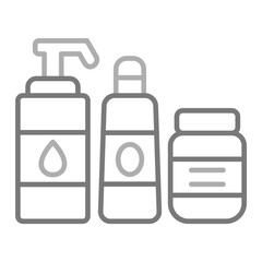 Toiletries Greyscale Line Icon