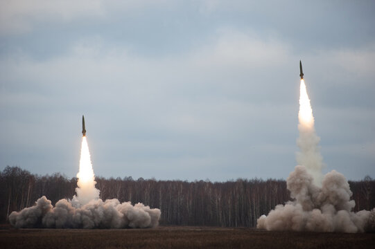 Launch of military missiles